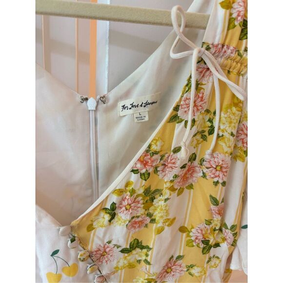 For Love and Lemons Savannah Wrap Mini Dress, $298 Large - Picture 7 of 11